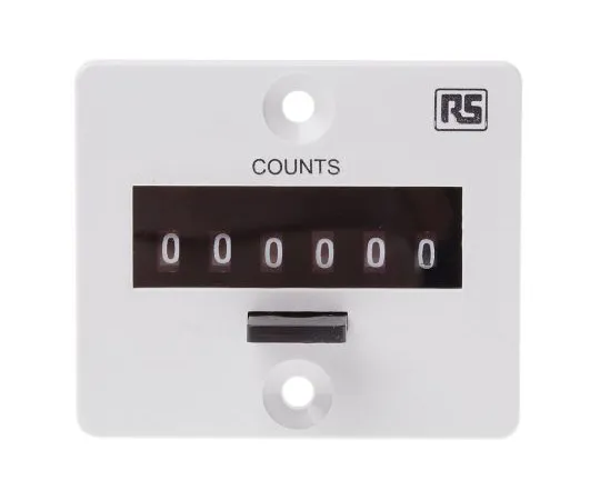 63-5165-80　RS Pro 6 Digit, Digital Counter, 10Hz, 24 V dc　896-7015