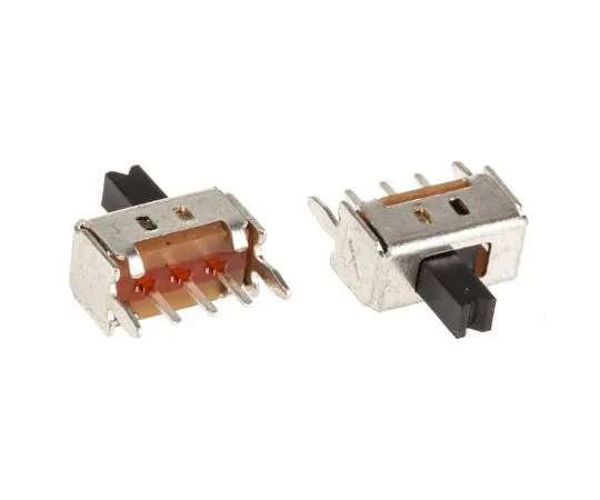 63-4983-59　PCB Slide Switch Single Pole Double Throw (SPDT) Latching 100 mA @ 12 V dc Slide　MFP113D