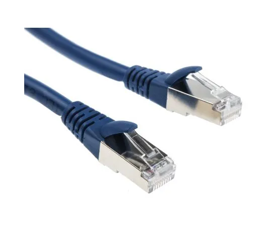 63-5092-94　RS Pro Shielded Cat6a Cable 5m, Blue, Male RJ45/Male RJ45　778-5159