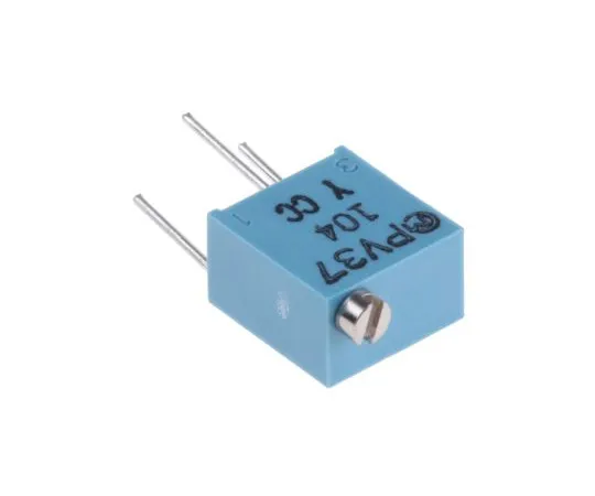 63-5084-09　100kΩ Through Hole Trimmer Potentiometer 0.25W Top Adjust Bourns PV37 Series　PV37W104C01B00