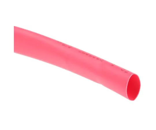 63-4979-29　RS Pro Red No Heat Shrink Tubing 6mm Sleeve Dia. x 7m Length 3:1 Ratio　700-4513
