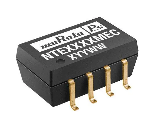 63-4967-76　Murata Power Solutions NTE 1W Isolated DC-DC Converter Surface Mount, Voltage in 4.5 → 5.5 V dc, Voltage out 5V　NTE0505MC