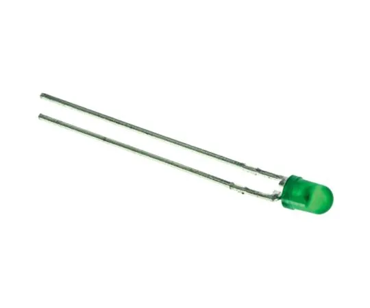63-5141-65　2.1 V Green LED 3mm Through Hole, Broadcom HLMP-1503-D0002　HLMP-1503-D0002