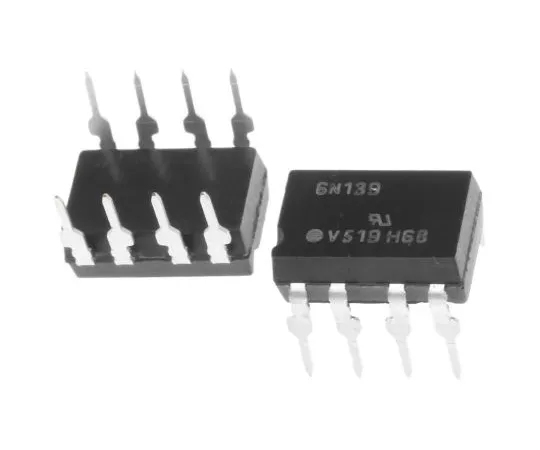 63-5088-74　Vishay, 6N139 DC Input Darlington Output Optocoupler, Through Hole, 8-Pin DIP　6N139