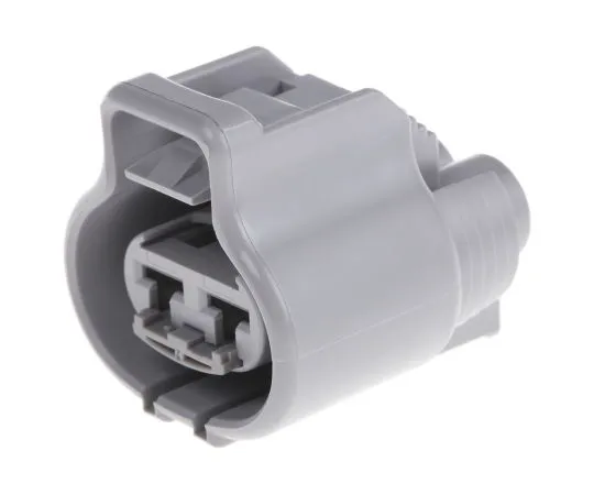 63-5018-02　TE Connectivity .187 Series Series, 1 Row 2 Way Cable Mount Plug Housing　6-176146-6