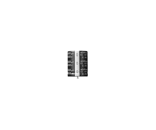63-5005-40　Nichicon 120μF 450V dc Aluminium Electrolytic Capacitor, Through Hole 22 (Dia.) x 25mm +105°C 22mm 10mm　LGL2W121MELZ25