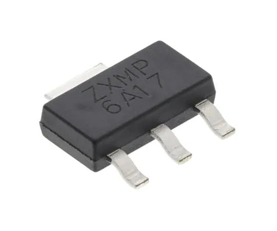 63-4992-48　ZXMP6A17GTA P-Channel MOSFET, 4.3 A, 60 V, 3 + Tab-Pin SOT-223 Diodes Inc　ZXMP6A17GTA