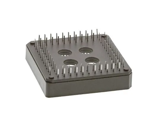 63-4982-85　Preci-Dip 1.27mm Pitch Female PLCC Socket, 84 Way, Through Hole, Tin Plated Contacts 1A　540-88-084-24-008