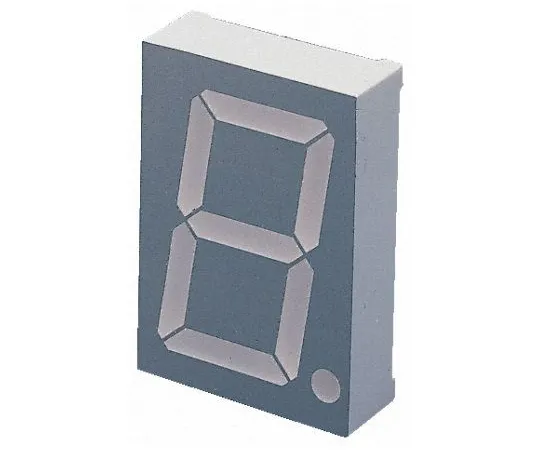 63-5155-62　SA23-11SURKWA Kingbright 7-Segment LED Display, CA Red 440 mcd RH DP 57mm　SA23-11SURKWA