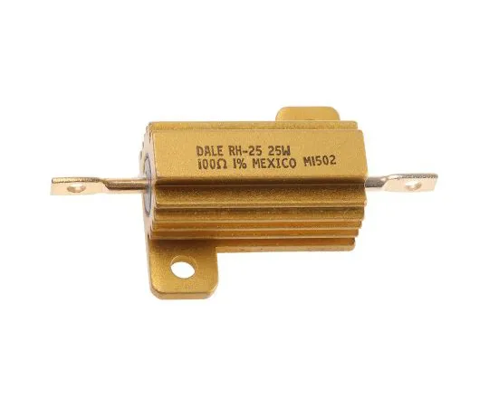 63-4957-41　Vishay RH025 Series Aluminium Ho***d Axial Wire Wound Panel Mount Resistor, 100Ω ±1% 25W　RH025100R0FE02