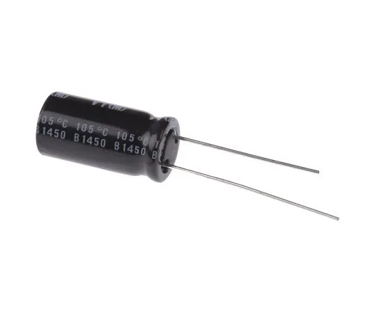 63-5042-93　Nichicon 3300μF 6.3V dc Aluminium Electrolytic Capacitor, Through Hole 10 (Dia.) x 20mm +105°C 10mm 5mm　UVY0J332MPD