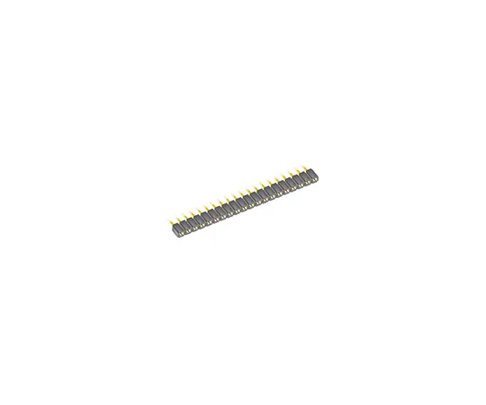 63-5082-52　Samtec SLW Series 2.54mm Pitch 20 Way 1 Row Straight PCB Socket, Through Hole, Solder Termination　SLW-120-01-G-S