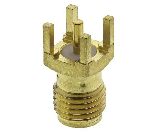 63-5039-53　RS Pro Straight 50Ω PCB Mount SMA Connector, Solder Termination　738-5897