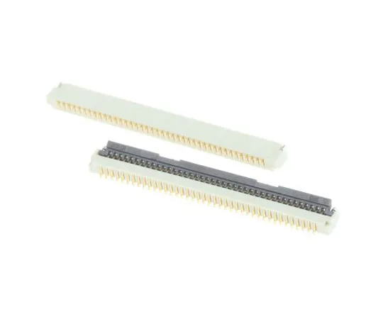 63-5087-96　Hirose FH33 0.5mm Pitch 40 Way Right Angle SMT Female FPC Connector, ZIF Bottom Contact　FH33-40S-0.5SH(10)