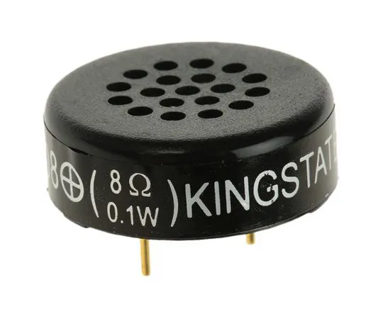 63-5082-17　RS PRO 8Ω 0.1W Miniature Speaker 23mm Dia. , 6.4mm Lead Length 23 x 8.4mm (LxWxD)　767-5373