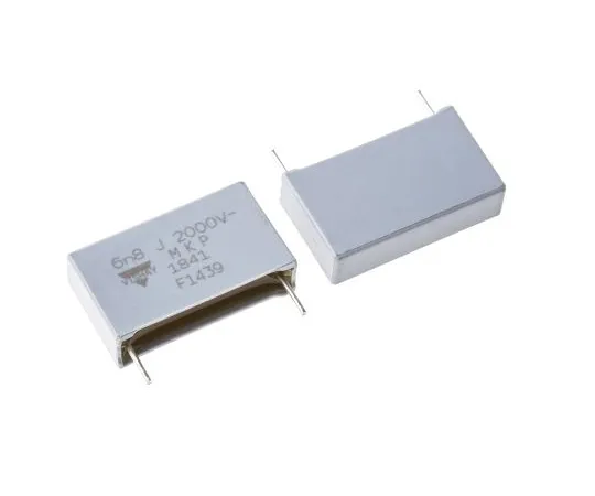 63-6550-37　Vishay 6.8nF Polypropylene Capacitor PP 2 kV dc, 700 V ac ±5% Tolerance Through Hole MKP1841 Series　MKP1841268204