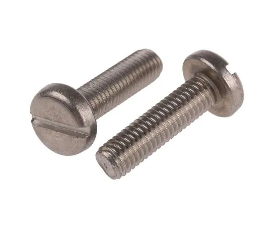 63-6554-64　RS PRO, M8 Pan Head, 30mm Stainless Steel Slot A2 304 Plain　130-779