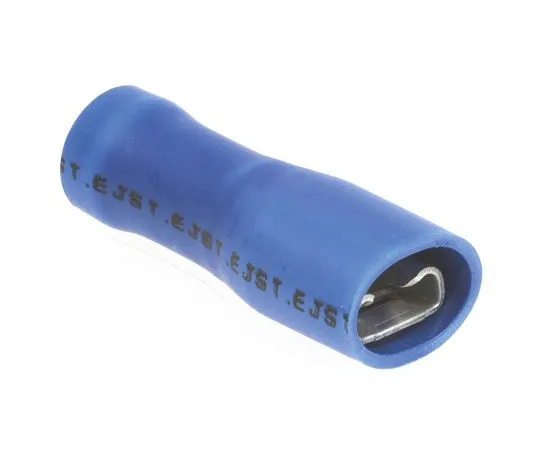 63-4965-22　JST FLVDDF Series Blue Insulated Crimp Receptacle, 4.75 x 0.5mm, 1mm² to 2.6mm², 16AWG to 14AWG　FLVDDF2-187A-5