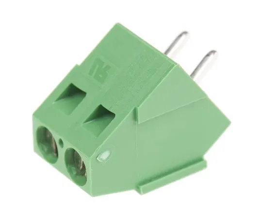 63-5011-80　TE Connectivity Buchanan, 2 Way PCB Terminal Strip　282847-2