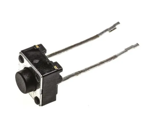 63-5012-77　Black Button Tactile Switch, Single Pole Single Throw (SPST) 50 mA @ 24 V dc 1.4mm　FSM4JRT