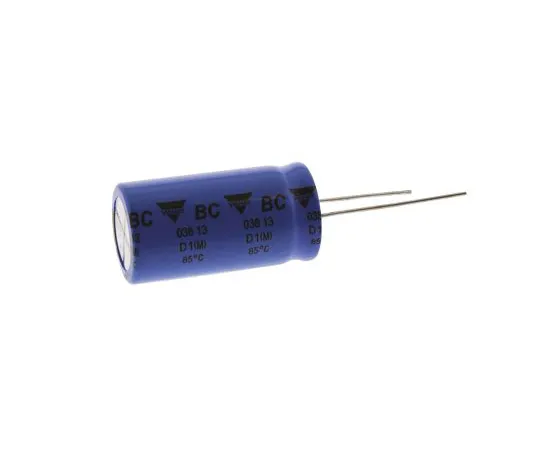 63-4958-53　Vishay 4700μF 35V dc Aluminium Electrolytic Capacitor, Through Hole 18 (Dia.) x 35mm +85°C 18mm 7.5mm　MAL203850472E3
