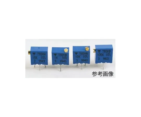 63-5103-20　100kΩ Through Hole Trimmer Potentiometer 0.5W Top Adjust Vishay T93 Series　T93YA104KT20