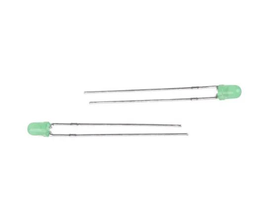 63-5151-97　2.5 V Green LED 3mm Through Hole, Kingbright L-7104PGD　L-7104PGD