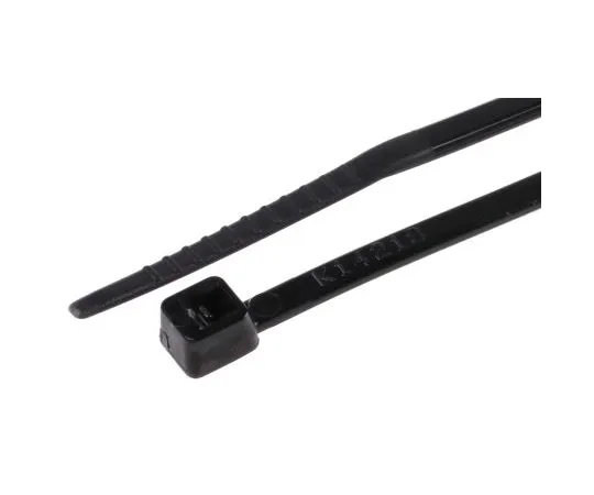63-5124-13　RS PRO Black Nylon Cable Tie, 100mm x 2.5 mm　811-1482