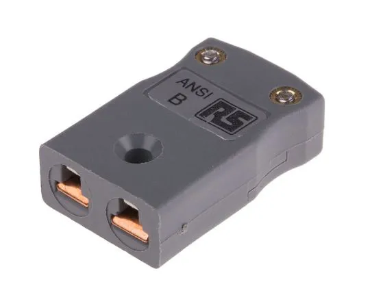 63-5083-59　RS PRO ANSI Miniature In-Line Socket Connector for *** with Type B Thermocouple Type B, Miniature　769-1111