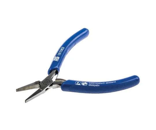 63-6564-91　RS PRO Steel Pliers Flat Nose Pliers, 120 mm Overall Length　161-063