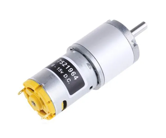 63-5055-57　RS Pro DC Motor, 7.98 W, 6 → 15 V, 78.4 gcm, 112 rpm, 6mm Shaft Diameter　752-1964