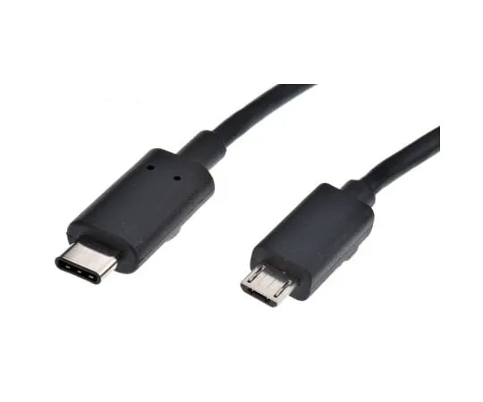 63-5164-80　RS Pro USB C, USB Micro B, Male USB C to Male Micro USB B, 1m USB Cable　895-0509