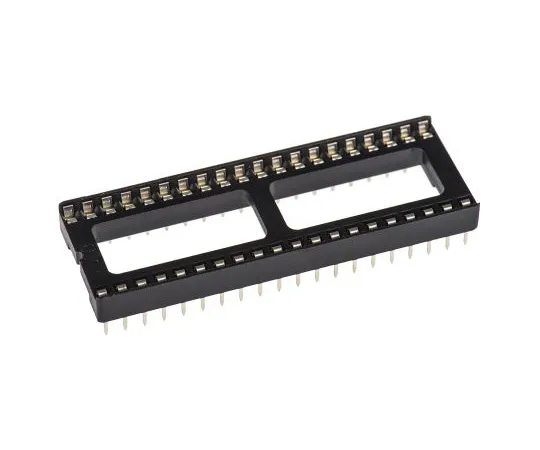 63-4940-42　ASSMANN WSW 2.54mm Pitch Vertical 40 Way, Through Hole Stamped Pin Open Frame IC Dip Socket, 1A　A 40-LC-TT