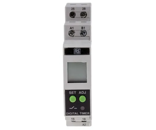 63-5165-57　RS PRO Multi Function 18 Timer Relay, 01. s → 999 h, DPNO, 2 Contacts, DPNO, 24 → 240 V ac/dc　896-6860