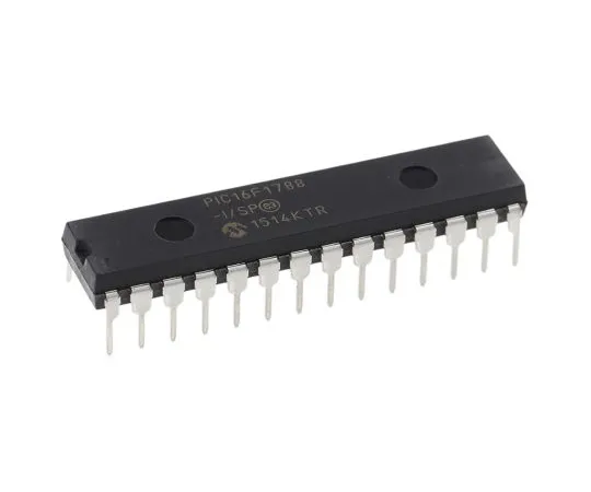 63-5117-30　Microchip PIC16F1788-I/SP, 8bit PIC Microcontroller, 32MHz, 16384 words Flash, 28-Pin SPDIP　PIC16F1788-I/SP