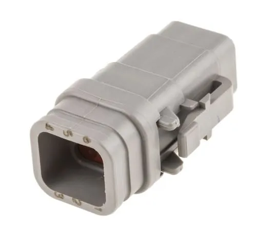 63-5025-47　Deutsch DTM Series, 2 Row 6 Way Plug Connector, with Crimp Termination Method　DTM066S-E007