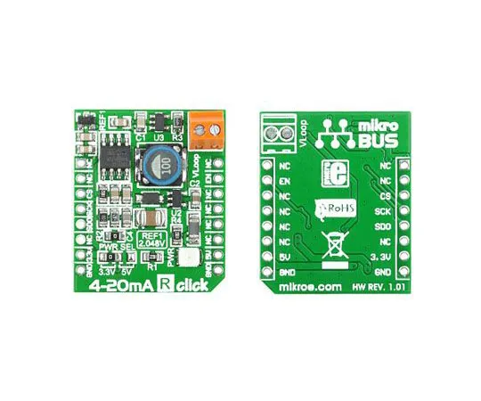63-5161-17　MikroElektronika 4-20mA R Click MCU Add On Board MIKROE-1387　MIKROE-1387