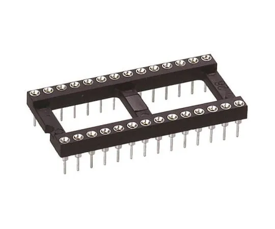 63-4983-29　Preci-Dip 2.54mm Pitch Vertical 48 Way, Through Hole Turned Pin Open Frame IC Dip Socket, 1A　110-87-648-41-001101