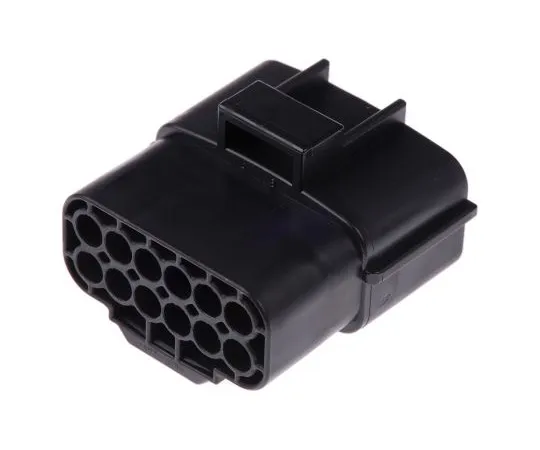 63-5013-81　TE Connectivity Econoseal J Mk II+ Series, 2 Row 12 Way Socket Housing　174663-2