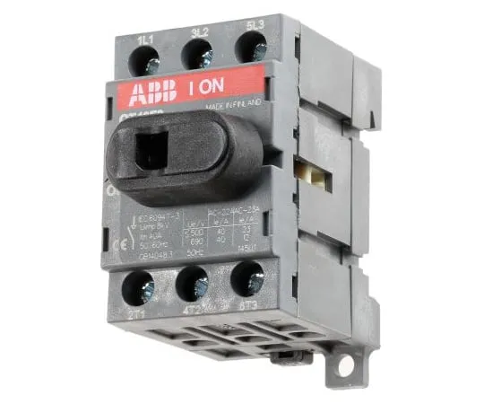 63-4961-13　ABB 11 kW 3 Non F***d Isolator Switch, 750 V ac, IP20　1SCA104902R1001