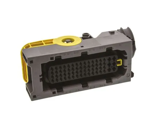 63-5019-87　TE Connectivity AMP MCP LEAVYSEAL Female Connector Housing, 4 mm, 5 mm Pitch, 62 Way, 7 Row Right Angle　2-1418883-1