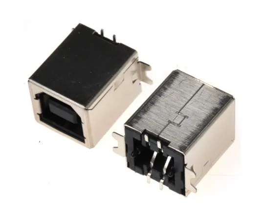 63-4939-81　ASSMANN WSW 180 ° Surface Mount Type B USB Connector　A-USB B/SMT-TOP