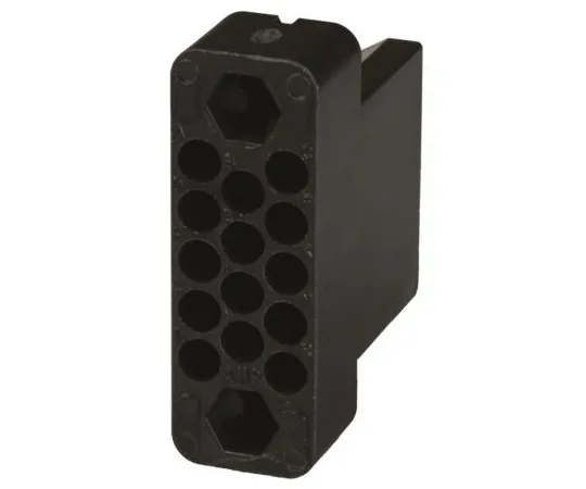 63-4996-66　TE Connectivity M Female Connector Housing, 3.81mm Pitch, 14 Way, 3 Row　201298-1