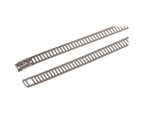 63-6550-90　RS PRO Metallic 316 Stainless Steel Ladder Cable Tie, 300mm x 7 mm　121-624