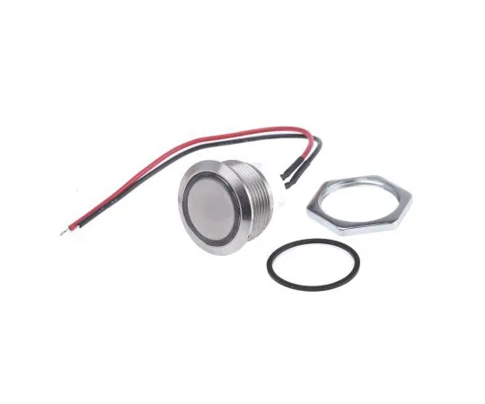 63-4983-70　ITW Single Pole Single Throw (SPST) Latching Green LED Push Button Switch, IP67, 17.98 (Dia.)mm, PCB　48M 612G