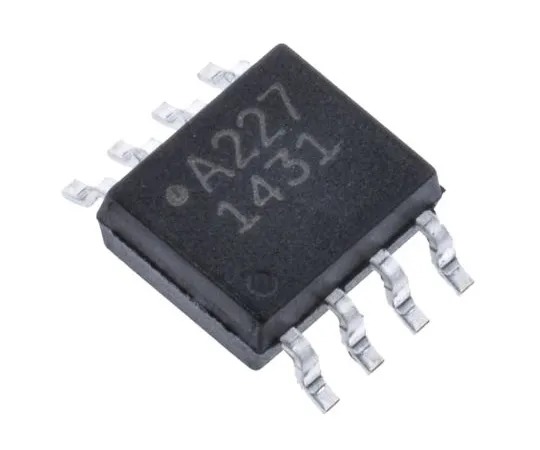 63-4972-41　Broadcom, ACPL-227-500E DC Input Transistor Output Dual Optocoupler, Surface Mount, 8-Pin SOIC　ACPL-227-500E