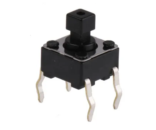 63-5066-65　Black Stem Tactile Switch, Single Pole Single Throw (SPST) 50 mA @ 12 V dc 7.3mm　SKHHCWA010