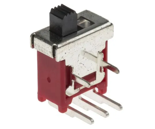 63-5036-29　PCB Slide Switch Single Pole Double Throw (SPDT) On-Off-On 3 A @ 120 V ac Side　734-7277