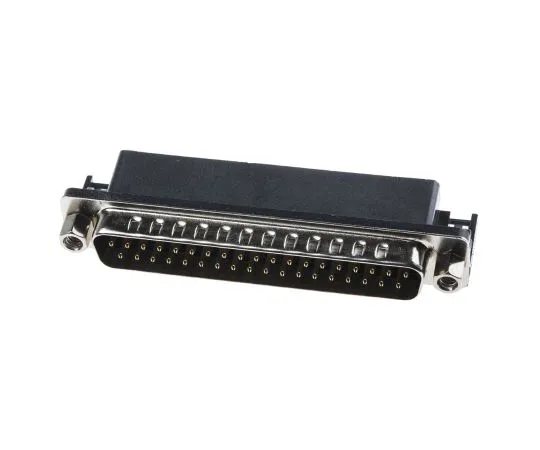 63-5125-13　RS 107 Series, 37 Way Right Angle PCB D-sub Connector Plug, 2.77mm Pitch, with 4-40 UNC Screwlocks　811-7137