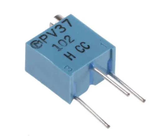 63-5084-08　1kΩ Through Hole Trimmer Potentiometer 0.25W Top Adjust Bourns PV37 Series　PV37W102C01B00
